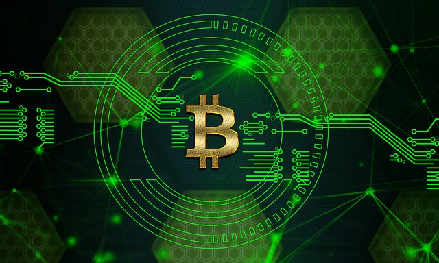 bitcoin zelená barva